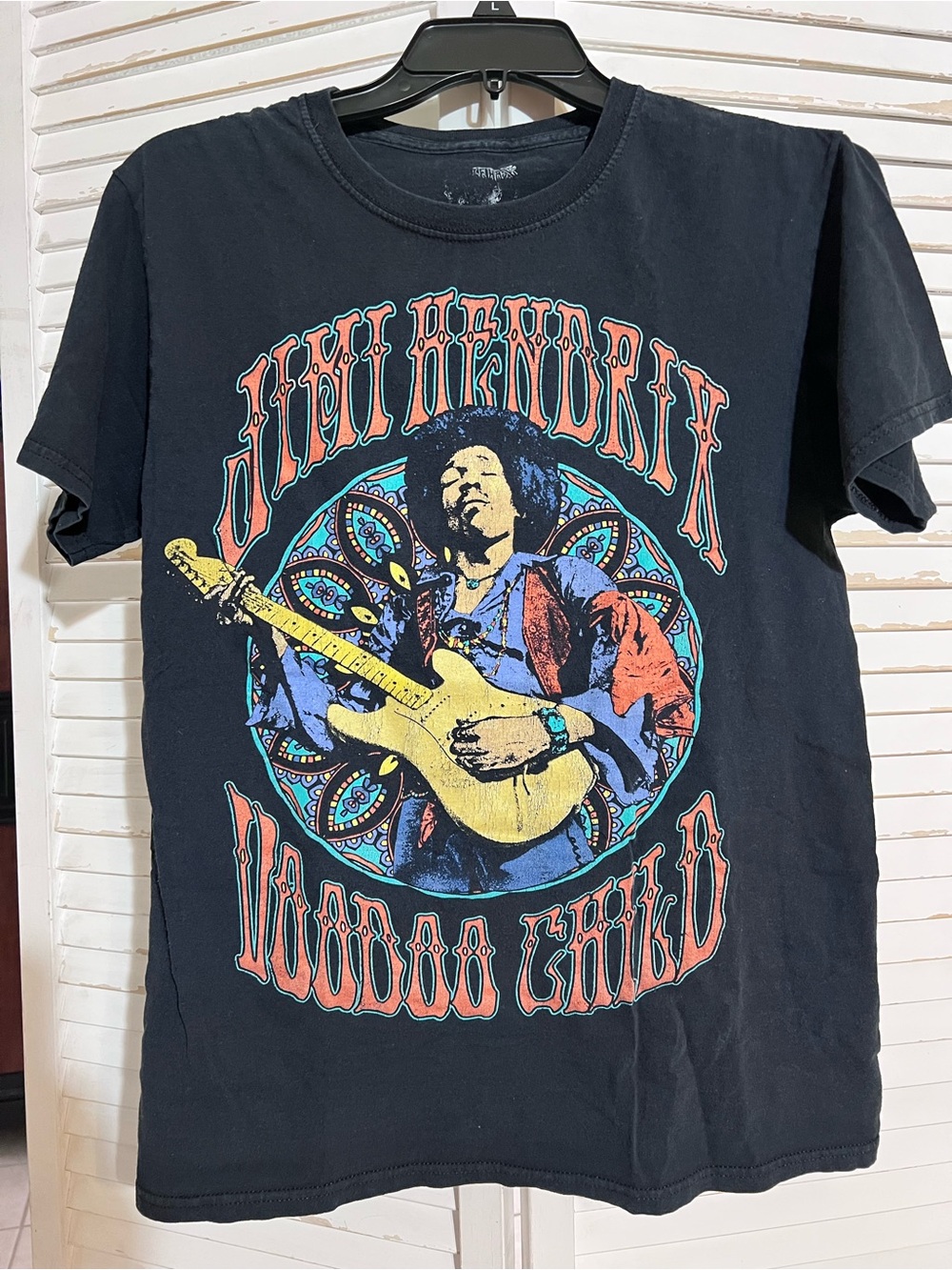 Purple Haze Jimi Hendrix Graphic Band Tee - Iconic Guitarist Vintage Design